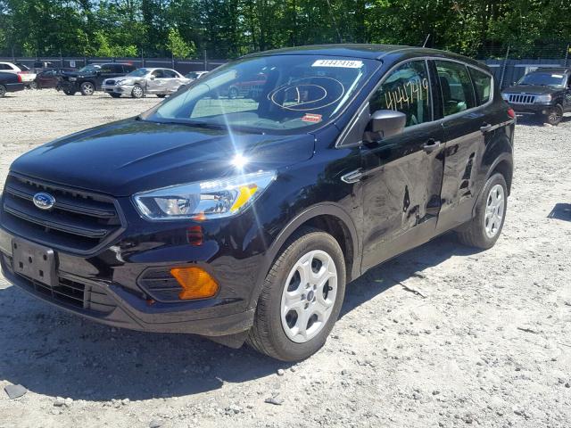 1FMCU0F73HUF00188 - 2017 FORD ESCAPE S BLACK photo 2