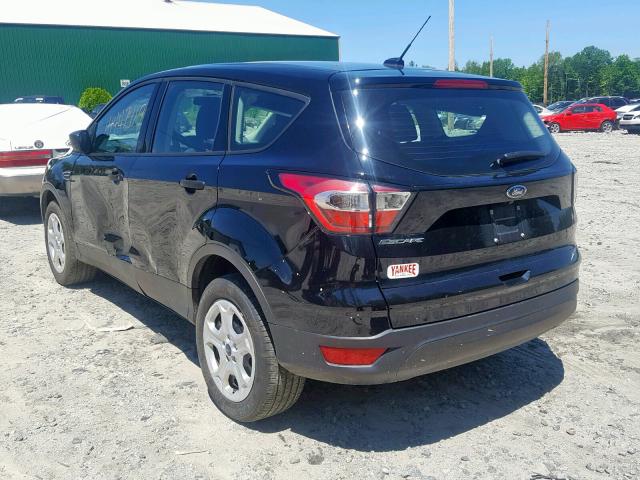 1FMCU0F73HUF00188 - 2017 FORD ESCAPE S BLACK photo 3