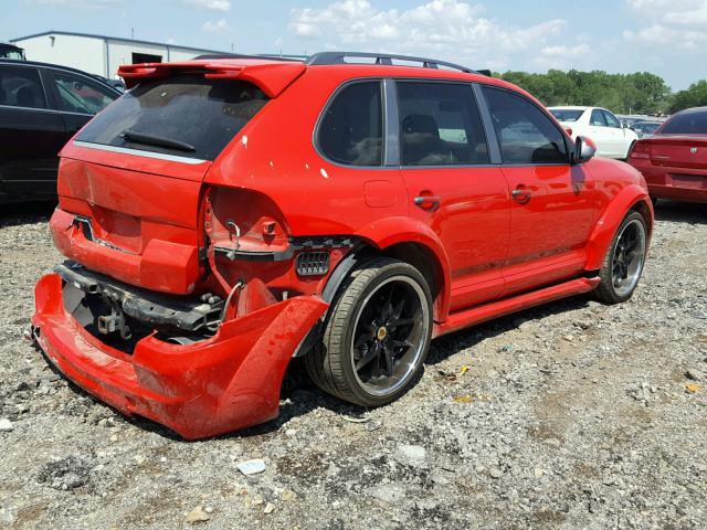 WP1AB29P96LA67406 - 2006 PORSCHE CAYENNE S RED photo 4