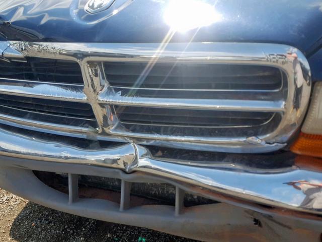 1B7GG22N1YS649983 - 2000 DODGE DAKOTA BLUE photo 9