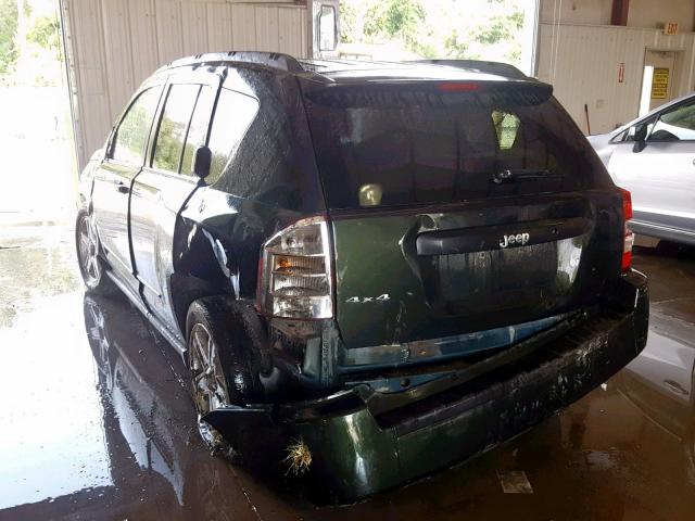 1J4NF1FBXAD666077 - 2010 JEEP COMPASS SP მწვანე ფოტო 3