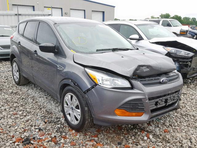 1FMCU0F76EUB46002 - 2014 FORD ESCAPE S GRAY photo 1