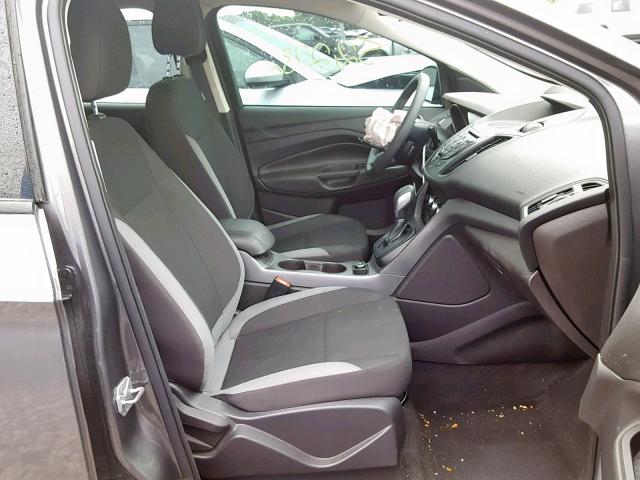 1FMCU0F76EUB46002 - 2014 FORD ESCAPE S GRAY photo 5