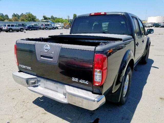 1N6AD07W16C409048 - 2006 NISSAN FRONTIER C BLACK photo 4