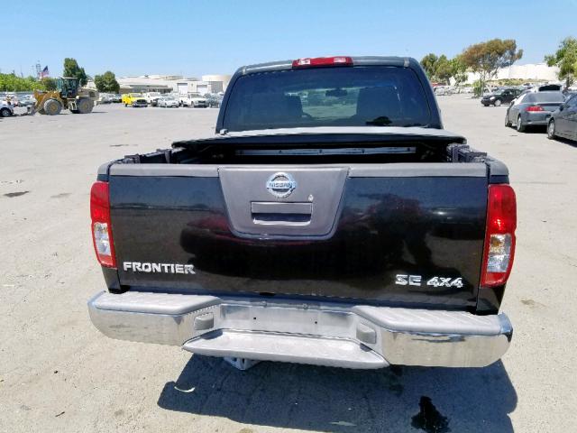 1N6AD07W16C409048 - 2006 NISSAN FRONTIER C BLACK photo 9