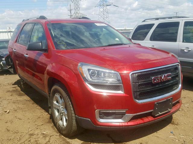 1GKKVNED3DJ226282 - 2013 GMC ACADIA SLE RED photo 1