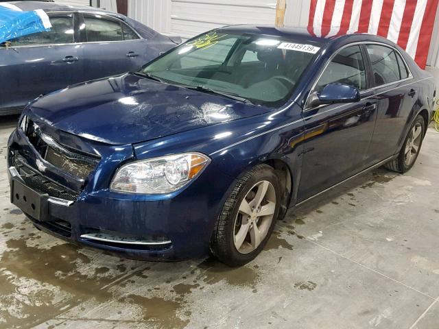 1G1ZC5EU2BF147193 - 2011 CHEVROLET MALIBU 1LT ლურჯი ფოტო 2