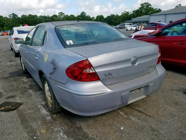 2G4WD532051296301 - 2005 BUICK LACROSSE C BLUE photo 3