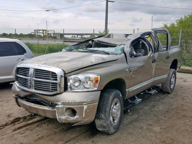 1D7KS28A97J585487 - 2007 DODGE RAM 2500 S ბეჟი ფოტო 2