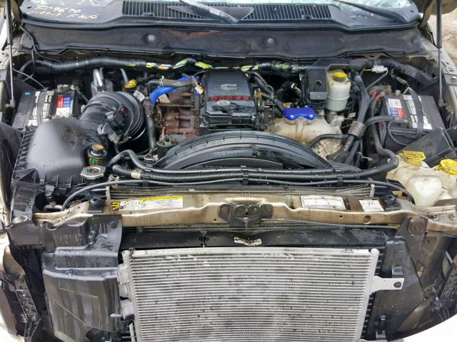 1D7KS28A97J585487 - 2007 DODGE RAM 2500 S ბეჟი ფოტო 7