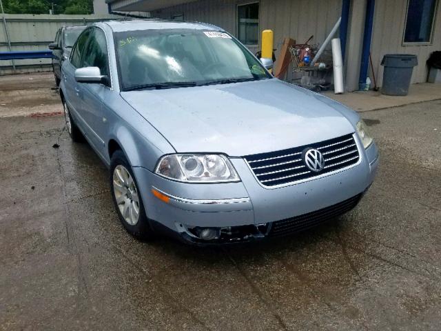 WVWPD63B93P350774 - 2003 VOLKSWAGEN PASSAT GLS BLUE photo 1