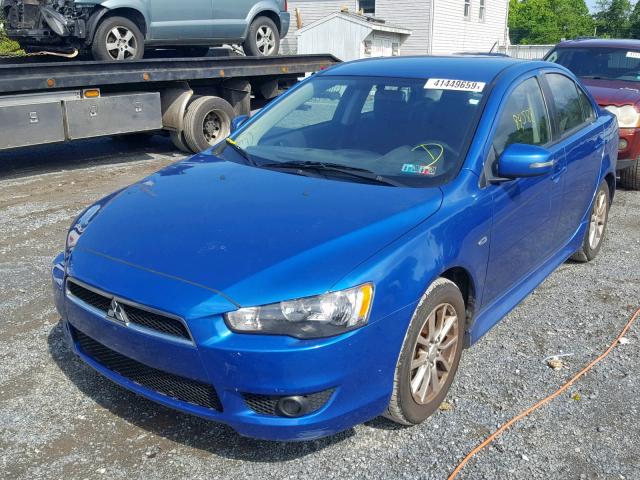 JA32U2FU8FU022234 - 2015 MITSUBISHI LANCER ES BLUE photo 2