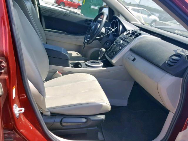 JM3ER293280179679 - 2008 MAZDA CX-7 RED photo 5