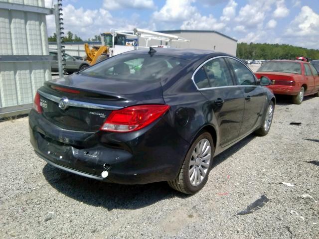 W04GS5EC0B1002086 - 2011 BUICK REGAL CXL BLACK photo 4