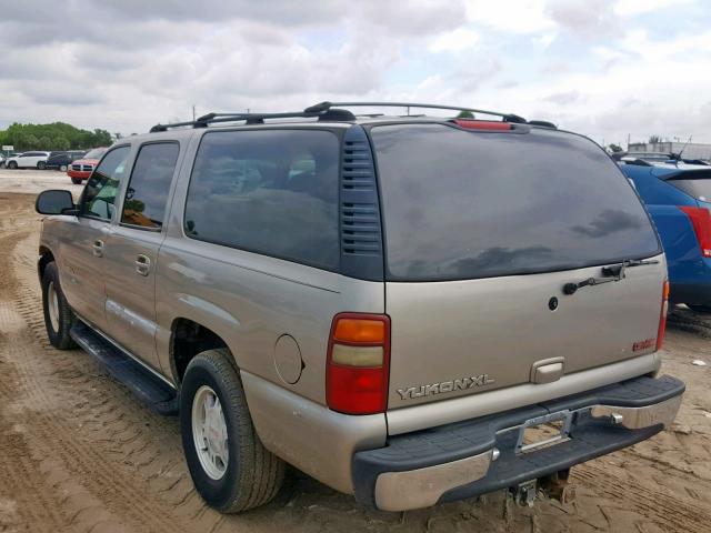 3GKEC16T21G140704 - 2001 GMC YUKON XL C TAN photo 3