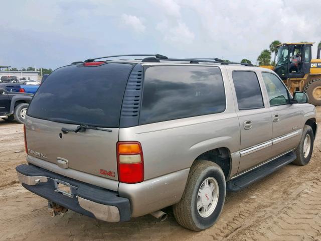 3GKEC16T21G140704 - 2001 GMC YUKON XL C TAN photo 4