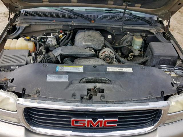 3GKEC16T21G140704 - 2001 GMC YUKON XL C TAN photo 7