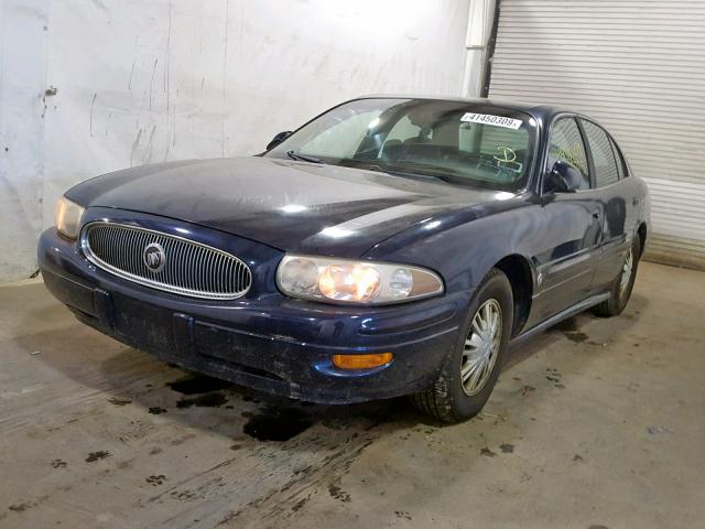 1G4HP54K73U125416 - 2003 BUICK LESABRE CU BLUE photo 2