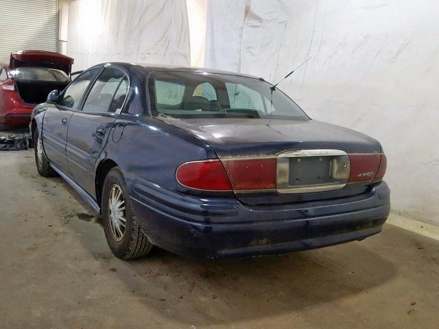 1G4HP54K73U125416 - 2003 BUICK LESABRE CU BLUE photo 3