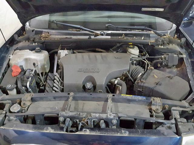 1G4HP54K73U125416 - 2003 BUICK LESABRE CU BLUE photo 7