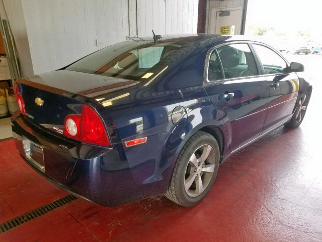 1G1ZC5E13BF367058 - 2011 CHEVROLET MALIBU 1LT 蓝色 照片 4