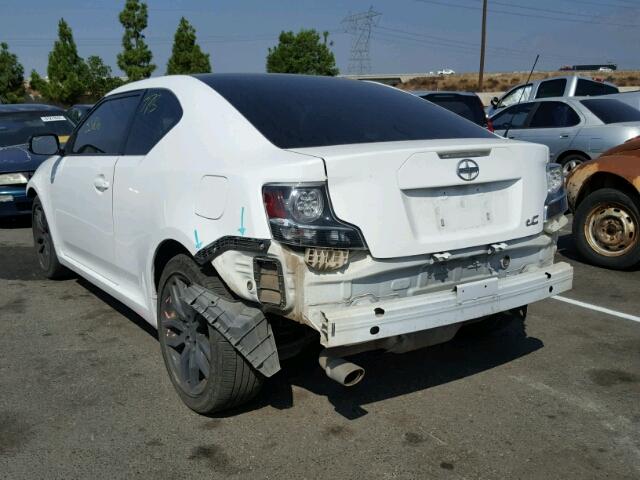 JTKJF5C71E3077693 - 2014 TOYOTA SCION TC თეთრი ფოტო 3