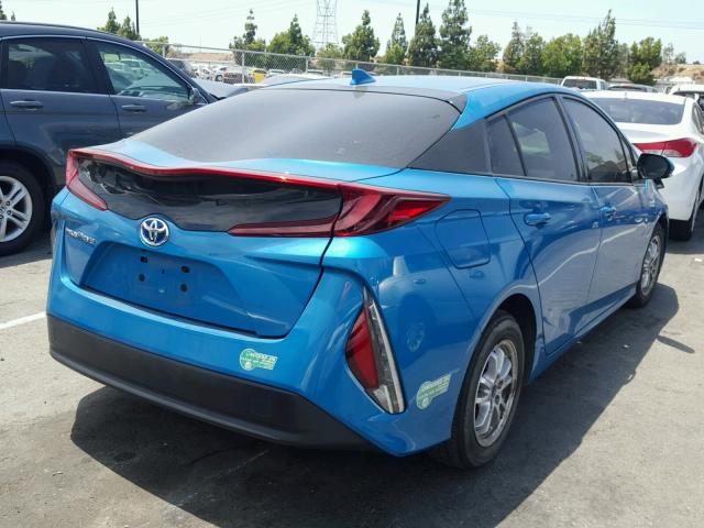 JTDKARFP9H3032521 - 2017 TOYOTA PRIUS PRIM ლურჯი ფოტო 4
