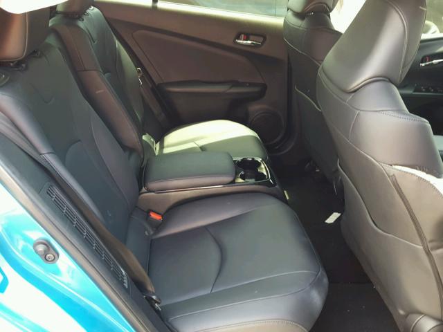 JTDKARFP9H3032521 - 2017 TOYOTA PRIUS PRIM ლურჯი ფოტო 6