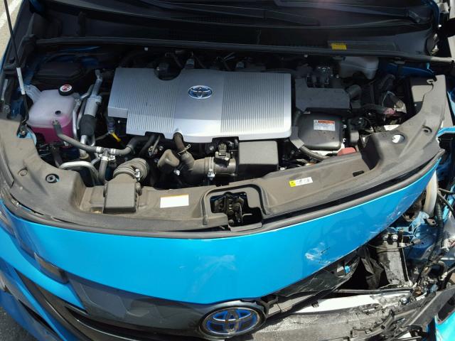 JTDKARFP9H3032521 - 2017 TOYOTA PRIUS PRIM ლურჯი ფოტო 7