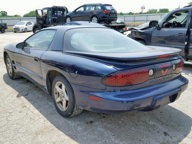 2G2FS22K012123915 - 2001 PONTIAC FIREBIRD BLUE photo 3