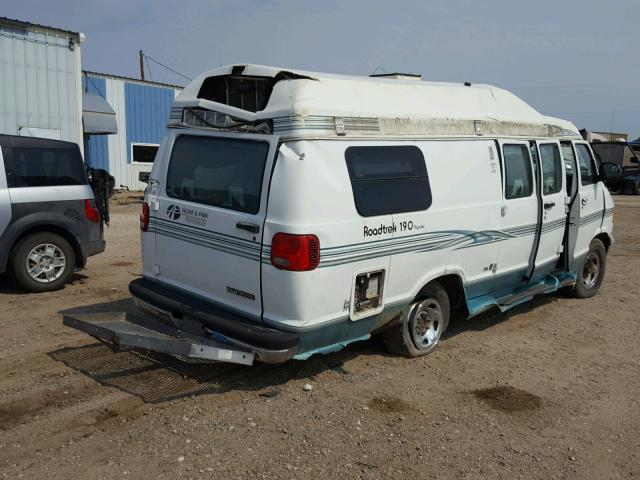 2B6KB31Y7YK109532 - 2000 DODGE RAM VAN B3 WHITE photo 4