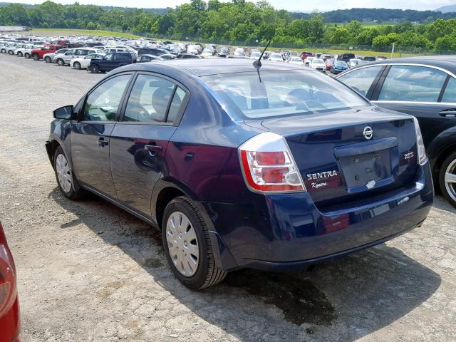 3N1AB61E27L660519 - 2007 NISSAN SENTRA 2.0 BLUE photo 3