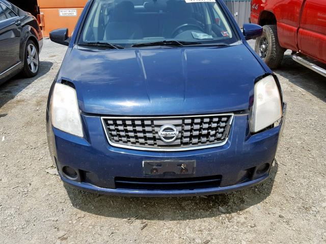 3N1AB61E27L660519 - 2007 NISSAN SENTRA 2.0 BLUE photo 9