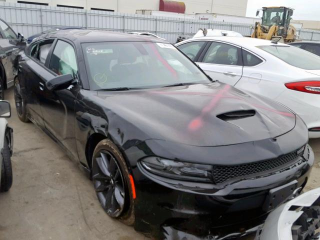 2C3CDXHG6KH592289 - 2019 DODGE CHARGER GT BLACK photo 1