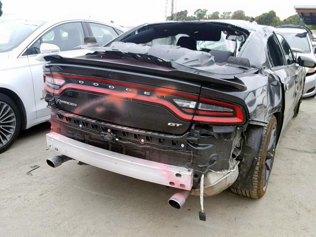 2C3CDXHG6KH592289 - 2019 DODGE CHARGER GT BLACK photo 4