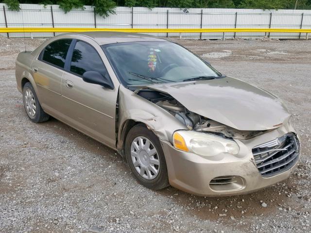 1C3EL46R94N199315 - 2004 CHRYSLER SEBRING LX GOLD photo 1