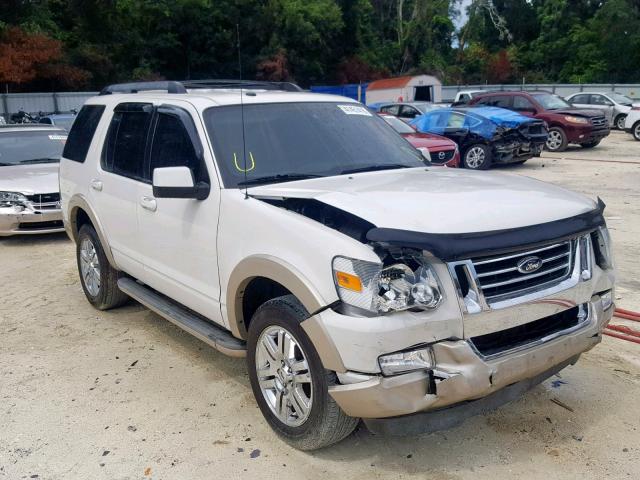 1FMEU64E49UA43566 - 2009 FORD EXPLORER E WHITE photo 1