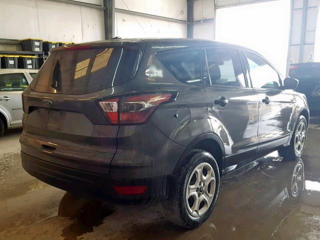 1FMCU0F74HUD40760 - 2017 FORD ESCAPE S GRAY photo 4