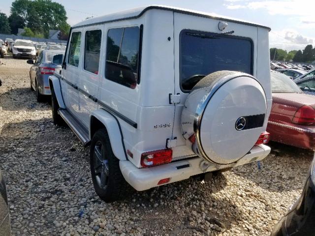 WDCYC3KH2JX290498 - 2018 MERCEDES-BENZ G 550 WHITE photo 3