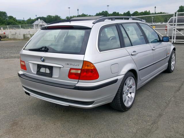 WBAAW33491ET41420 - 2001 BMW 325 IT GRAY photo 4