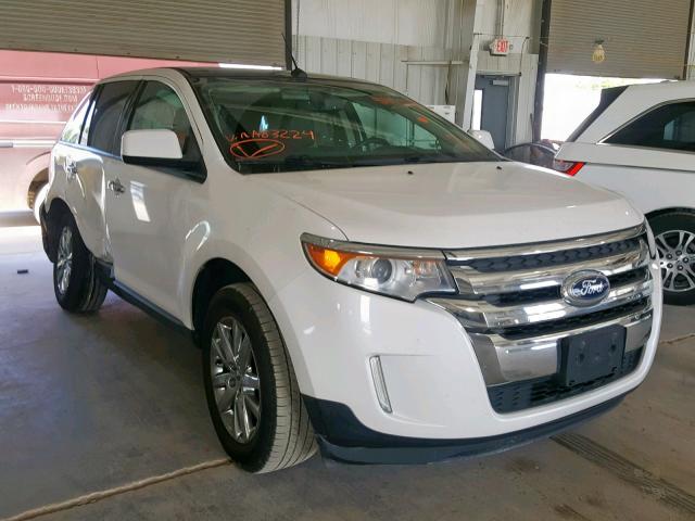 2FMDK3JC2BBA83224 - 2011 FORD EDGE SEL WHITE photo 1