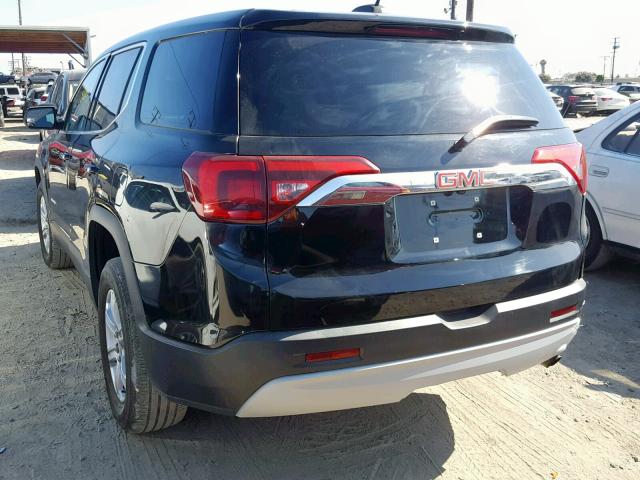 1GKKNKLA6HZ172619 - 2017 GMC ACADIA SLE BLACK photo 3