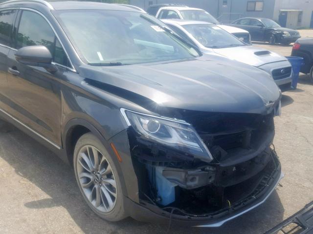 5LMCJ3C94HUL68684 - 2017 LINCOLN MKC RESERV GRAY photo 9