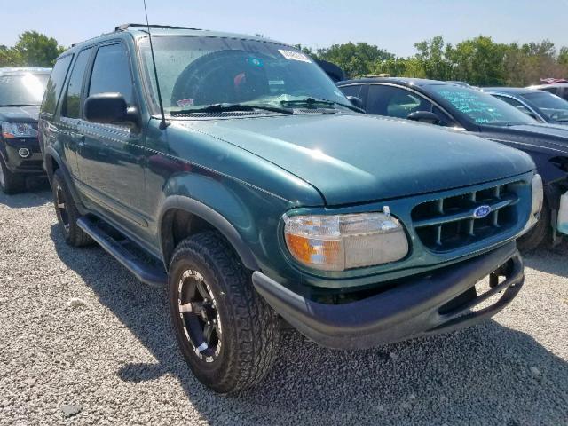 1FMCU22X9VUA73421 - 1997 FORD EXPLORER GREEN photo 1