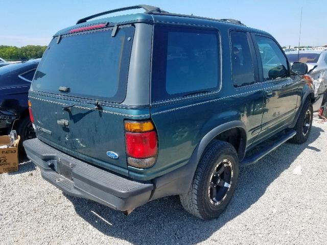 1FMCU22X9VUA73421 - 1997 FORD EXPLORER GREEN photo 4