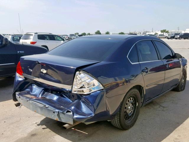 2G1WS55R379391078 - 2007 CHEVROLET IMPALA POL BLUE photo 4