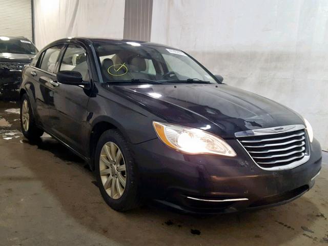 1C3CCBBB2DN500527 - 2013 CHRYSLER 200 TOURIN BLACK photo 1