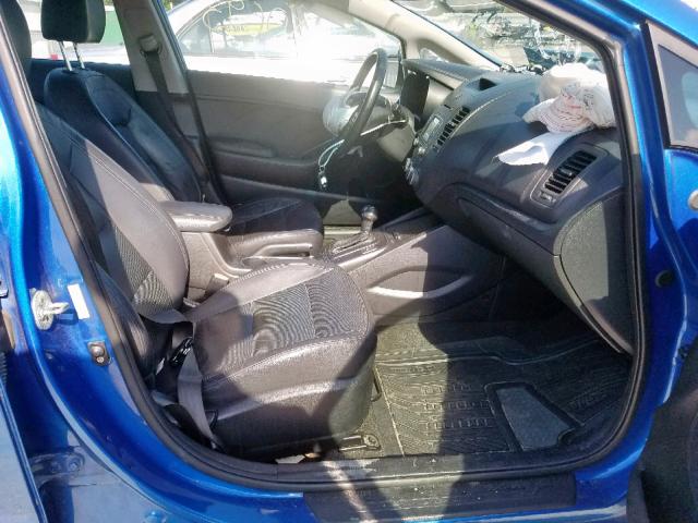 KNAFZ4A88F5354028 - 2015 KIA FORTE EX BLUE photo 5