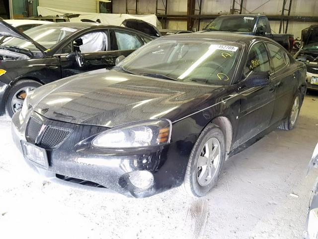 2G2WP552881166431 - 2008 PONTIAC GRAND PRIX BLACK photo 2