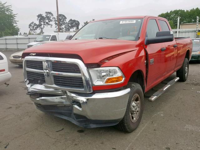 3D7UT2CL6BG601301 - 2011 DODGE RAM 2500 RED photo 2